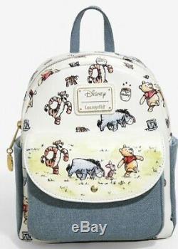 RARE! New With Tags! Disney Loungefly Classic Pooh Mini Backpack! Cute