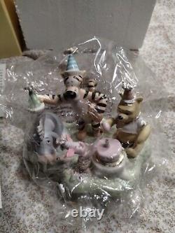 RARE! Pooh's very special birthday lenox figurine