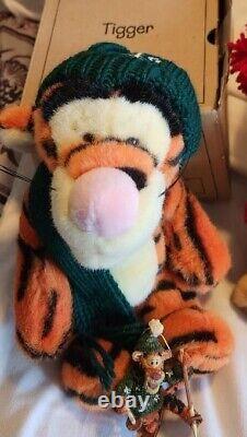 RARE SET Boyd's Bears Winnie The Pooh, Tigger, Eeyore and Piglet, Plush (NWT)