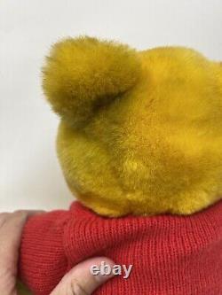 RARE! TAG ERROR! Vintage Walt Disney Sears Winnie The Pooh Plush Bear Sears