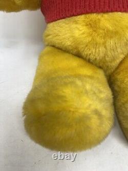 RARE! TAG ERROR! Vintage Walt Disney Sears Winnie The Pooh Plush Bear Sears