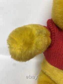 RARE! TAG ERROR! Vintage Walt Disney Sears Winnie The Pooh Plush Bear Sears