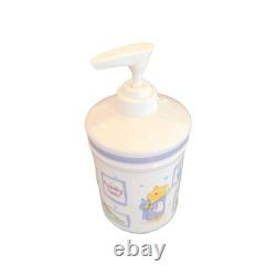 RARE Vtg Disney Winnie The Pooh Squeaky Clean Bathroom Set Of 4 Eeyore Piglet