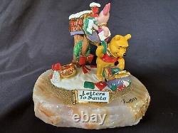 RON LEE Winnie-the-Pooh Disney Figurine Letters To Santa 1993 Ltd. #188/1500