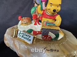 RON LEE Winnie-the-Pooh Disney Figurine Letters To Santa 1993 Ltd. #188/1500