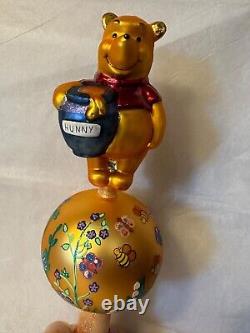 Radko/Disney 2000 OrnamentONE HUNDRED ACRE WOODFinial LE 262/1500 Winnie Pooh