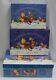 Rare 1990's Winnie The Pooh Set Of 3 Nested Christmas Stacking Storage Boxes New