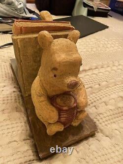 Rare! CLASSIC WINNIE THE POOH BOOK ENDS BOOKENDS VHTF Set