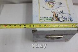 Rare! Classic Pooh Set Of 2 Together They Touched The Sky Nesting Storage Boxes