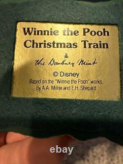 Rare Danbury Mint Disney's Winnie The Pooh Christmas Train