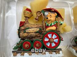Rare Danbury Mint Winnie The Pooh Holiday Christmas Train Disney Pooh's Express