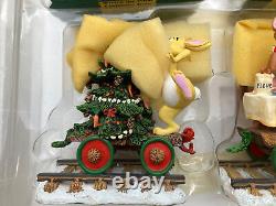 Rare Danbury Mint Winnie The Pooh Holiday Christmas Train Disney Pooh's Express