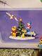 Rare Dept 56 Disney Christmas With Pooh Lighted Scene 2006 Winnie The Pooh Box