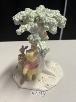 Rare Disney 2004 Lenox Pooh's Picnic Candlestick Piglet Eeyore Tigger