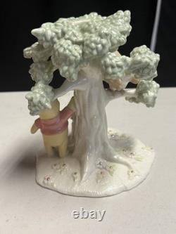 Rare Disney 2004 Lenox Pooh's Picnic Candlestick Piglet Eeyore Tigger