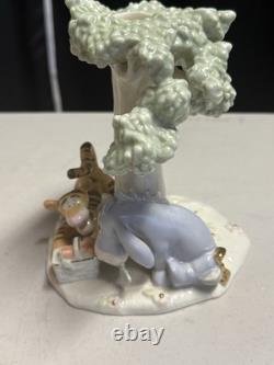 Rare Disney 2004 Lenox Pooh's Picnic Candlestick Piglet Eeyore Tigger
