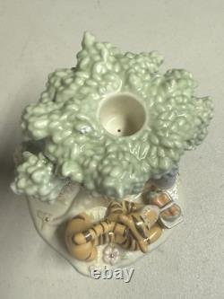 Rare Disney 2004 Lenox Pooh's Picnic Candlestick Piglet Eeyore Tigger