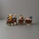 Rare Disney Choo Choo Pooh Centerpiece By Michel & Co 3 Pc Train With Original Box