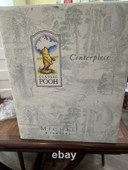 Rare Disney Choo Choo Pooh Centerpiece by Michel & Co 3 Pc Train With original Box