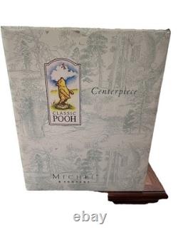 Rare Disney Choo Choo Pooh Centerpiece by Michel & Co 3 Pc Train With original Box