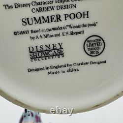 Rare Disney Showcase Collection Paul Cardew Summer Pooh Eeyore Teapot Porcelain