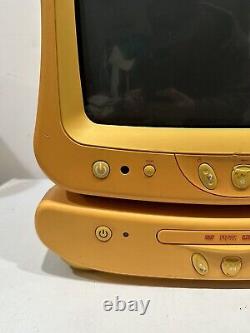 Rare Disney Winnie The Pooh Crt Television 13 Gaming 2000's Working DVD