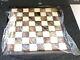 Rare Disney Winnie The Pooh Pewter Gold And Sliver Chess Set With Marble Board