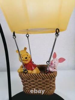 Rare Disney Winnie the Pooh LED room lamp H37cm Used in japan