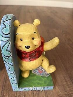 Rare HTF Retired Jim Shore Disney Traditions Tigger and Winnie the Pooh Bookends