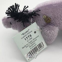 Rare Hermann Teddy Limited Edition EYORE Winnie The Pooh Miniature in Box