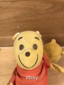 Rare Old Winnie The Pooh Dolls Wood Chip Filled
