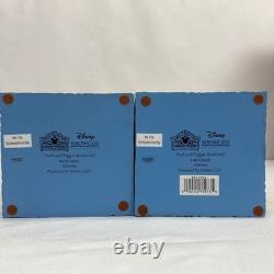 Rare Retired Jim Shore Disney Traditions Tigger & Winnie the Pooh Bookends