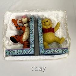 Rare Retired Jim Shore Disney Traditions Tigger & Winnie the Pooh Bookends