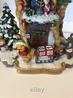 Rare Winnie The Pooh Disney Calendar Bradford Exchange Artist Proof! Plaster Lit