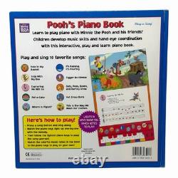 Rare Winnie The Pooh Electronic Interactive Book Lot Of 10 1990s-2000s (Read)