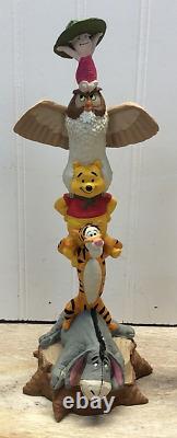 Rare Winnie the Pooh & Friends Cute Disney Character 11 Totem Pose Resin Figure
