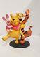 Rare Winnie The Pooh With Tigger And Piglet Dancing Statue Pre Owned