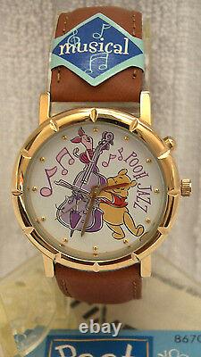Rare collectable Disney Timex Winnie the Pooh and Piglet Jazz Musical Watch