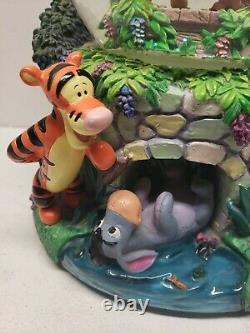 Retired Disney Winnie the Pooh Musical Snow Globe Rare Great Condition