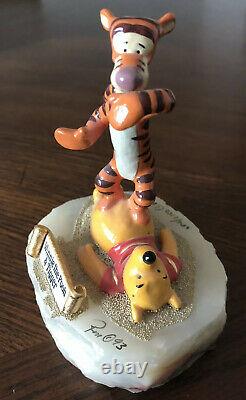 Ron Lee Disney Pooh With Tigger Sculpture Signed Dated Numbered 1993 Retired