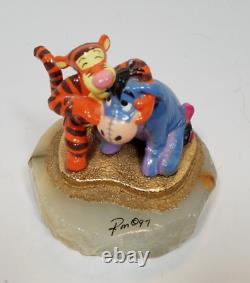 Ron Lee Signed Disney Tigger & Eeyore Limited Edition Figurine 630/750 1997