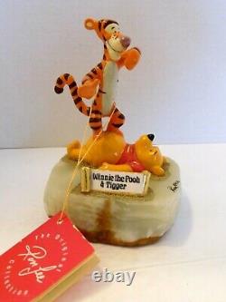 Ron Lee Winnie the Pooh and Tigger signed, limited edition (39/2750) Orig Tags