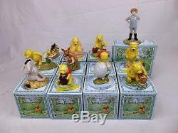 Royal Doulton Collection Of 12 Boxed Winnie The Pooh Figurines