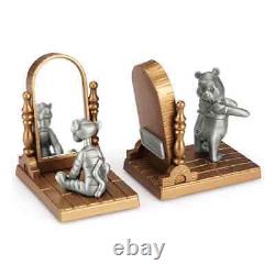 Royal Selangor Hand Finished Winnie The Pooh & Tigger Collection Pewter Bookend