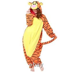 SAZAC Fleece Winnie the Pooh Adult Costume Disney Tiger