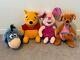 Set (4) Mattel Disney Winnie The Pooh Large Plush 22 Kanga Roo Eeyore Piglet