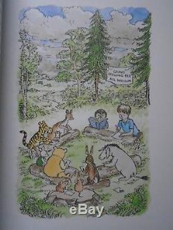 SIGNED 1st EDITION WINNIE THE POOH. RETURN TO THE HUNDRED ACRE WOOD. A A MILNE