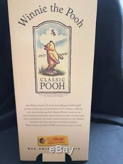 STEIFF Winnie The Pooh Bear 1999 #651489 NEW in BOX