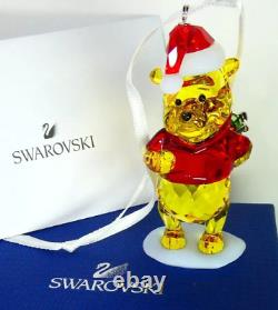 SWAROVSKI Figurine DISNEY Christmas Ornament Winnie the Pooh 5030561 NIB