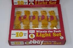 Sears Flocked Winnie The Pooh Christmas Light Sets NRFB